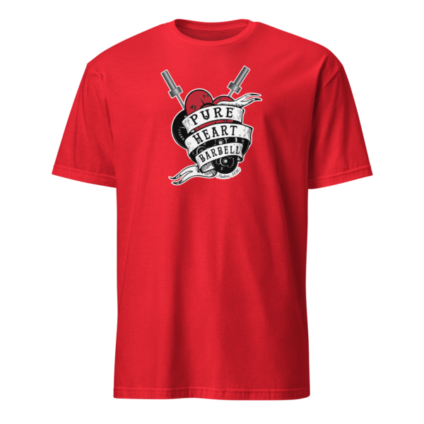 unisex-basic-softstyle-t-shirt-red-front-69fba6c545e7e-1.png Pure Heart Barbell